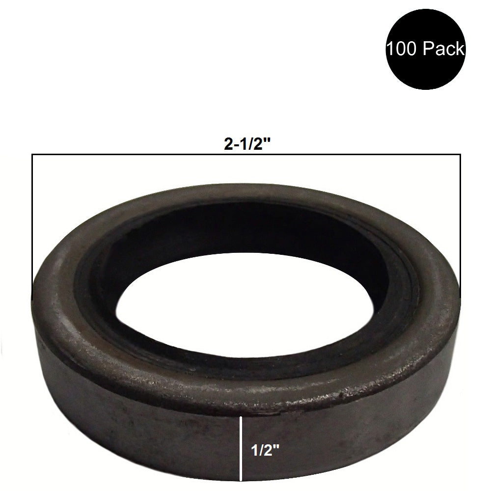 (100) Grease Seal 1.719" x 2.565" fit Trailer Hub Wheel 3500 lb Axle #84 Spindle