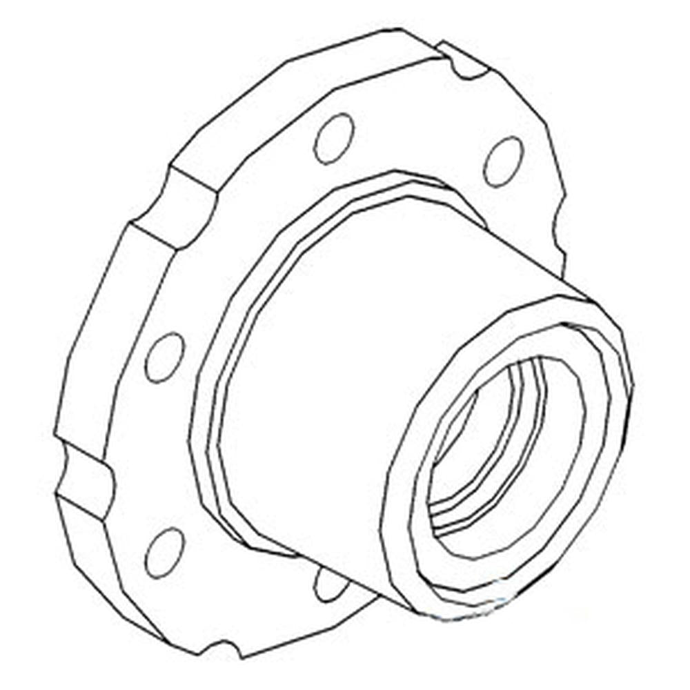 Front Wheel Hub Fits Case/International Harvester Replaces 67527C91