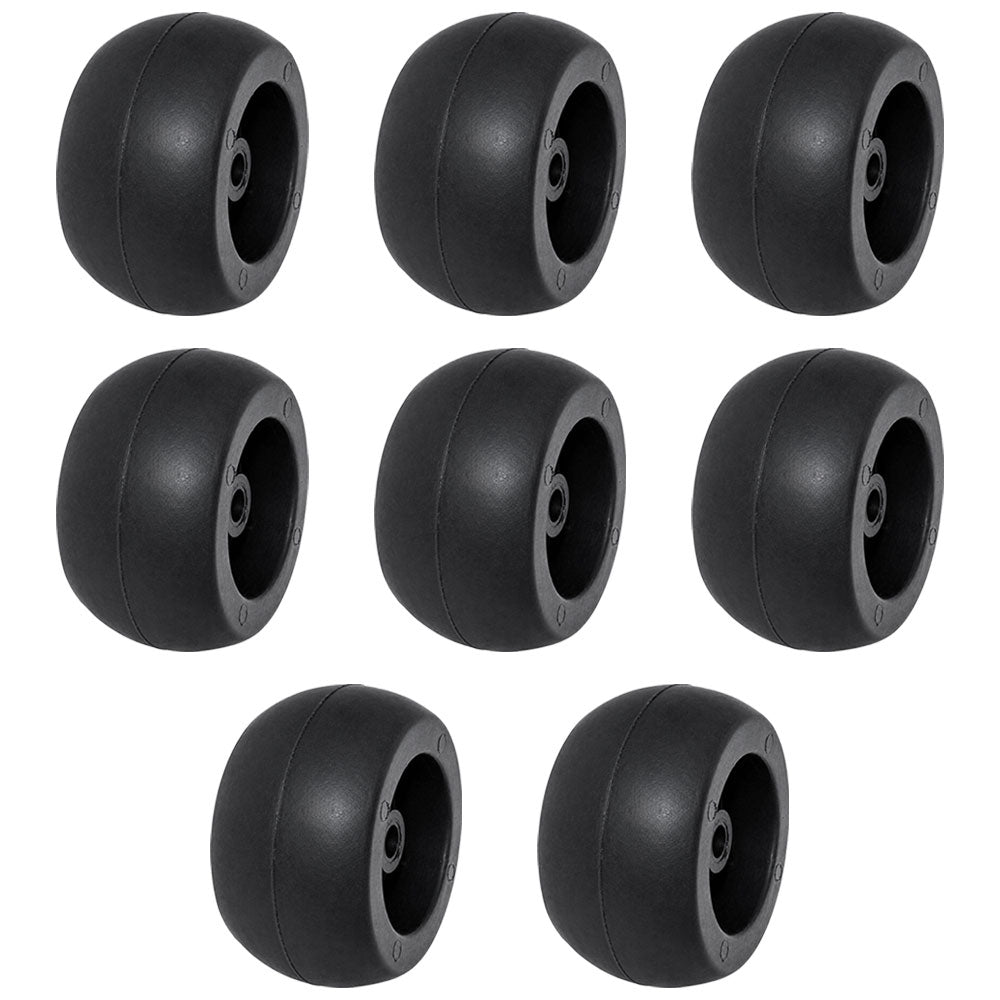 QTY 8: Deck Wheels  Fits Wright Replaces 72490001