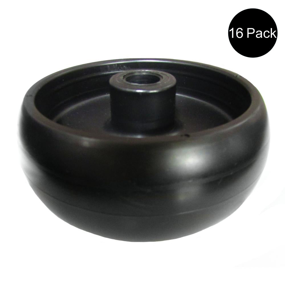 (16-Pack) Plastic Deck Wheels GX10168 Fits John Deere Riding Mowers