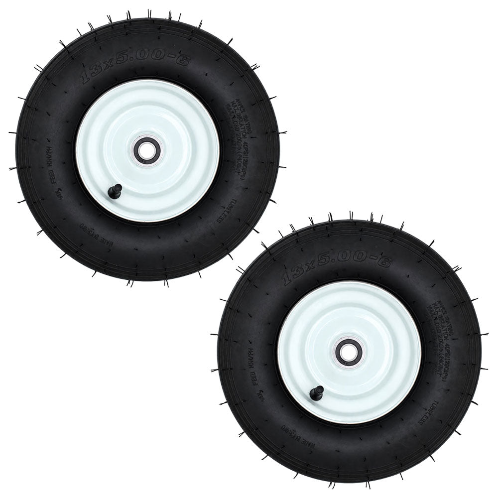 2 13X500X6  Wheel Caster Assembly 4 Ply Fits Grasshopper 483861 (TAN) (8553)