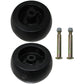 03471700 Heavy Duty 2 Deck Wheels w/ Nuts Bolts for Murray Lawn & Garden Mowers