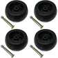 4 Mower Deck H/D Wheels & Bolts for 193406 Fits Cub Cadet LT1050 RZT50 RZT54 SLT