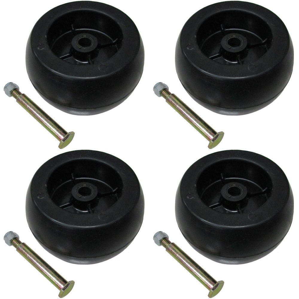 Qty 4: Deck Wheel Kit Fits MTD Replaces 115532