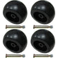 Qty 4: Deck Wheel Kit Fits Wright Replaces 72490001