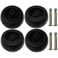 4 Pro Deck Wheels & Bolts 532133957 Fits Husqvarna Mower CTH202T GTH26V48LS