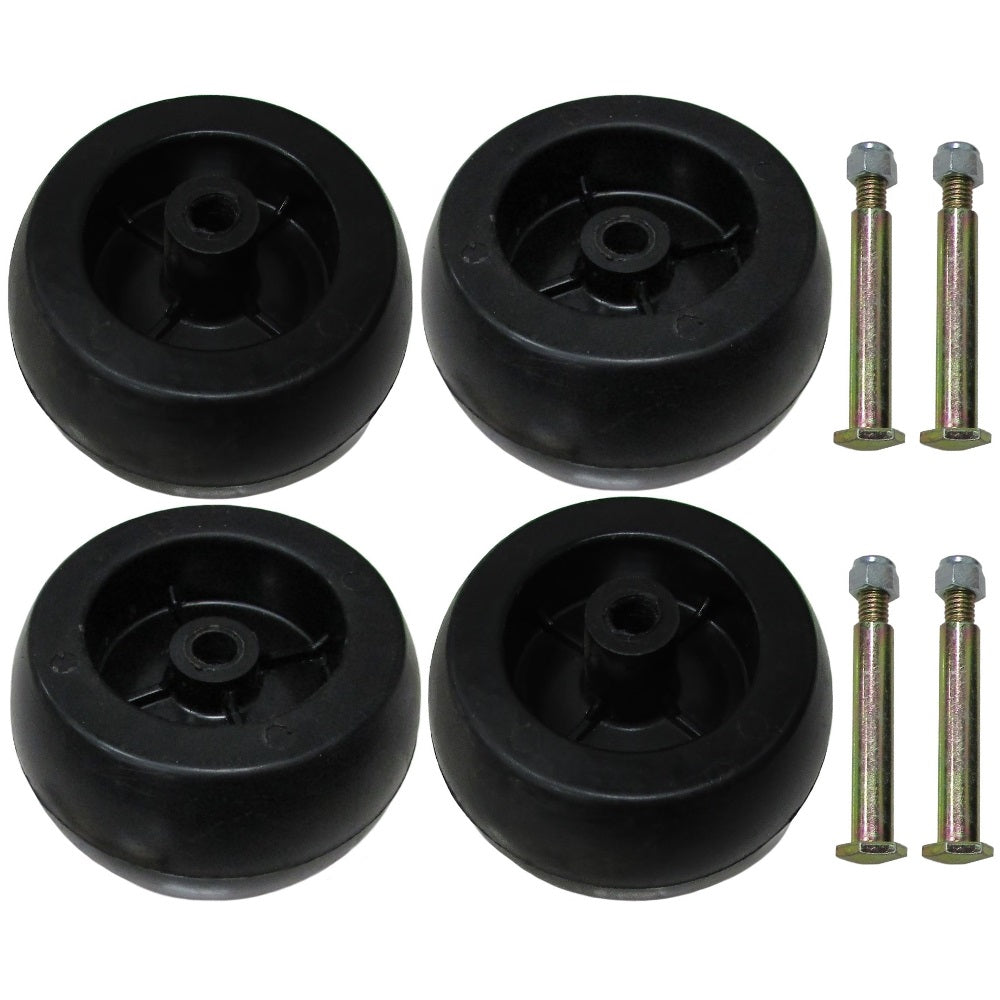 Qty 4: Deck Wheel Kit Fits MTD Replaces 115532