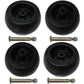 Qty 4: Deck Wheel Kit Fits MTD Replaces 115532