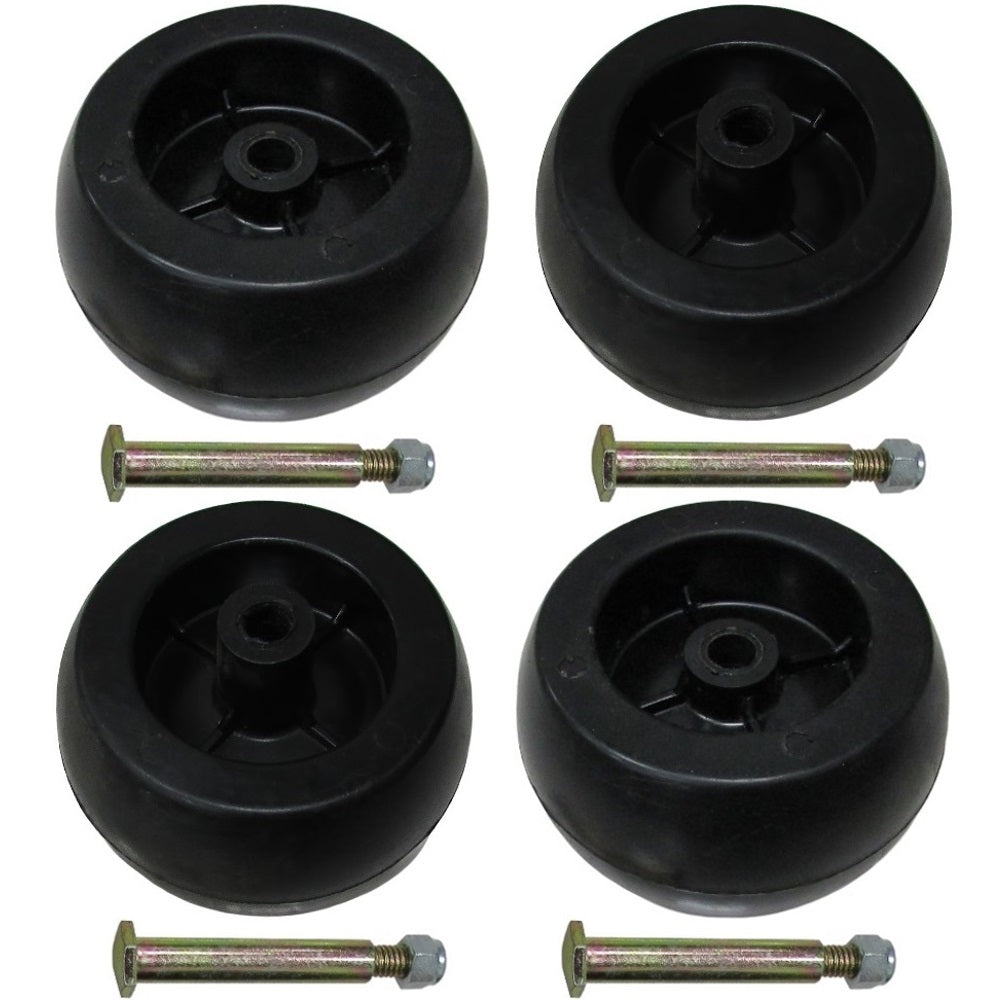 Qty 4: Deck Wheel Kit Fits MTD Replaces 115532