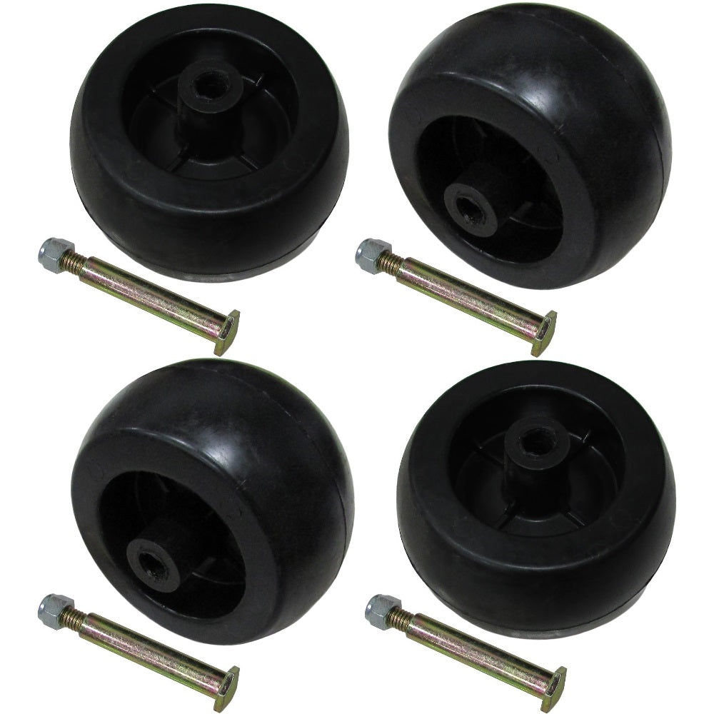 Qty 4: Deck Wheel Kit Fits MTD Replaces 115532