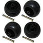 4 Pro Deck Wheels & Bolts 532133957 Fits Husqvarna Mower CTH202T GTH26V48LS