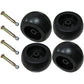 Qty 4: Deck Wheel Kit Fits MTD Replaces 115532