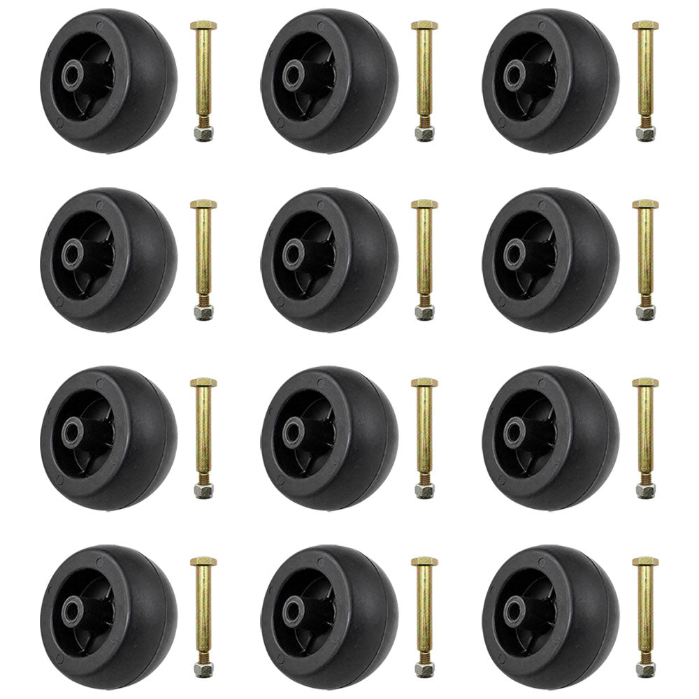 Qty 12: Deck Wheel Kit  Fits Wright Replaces 72490001