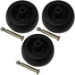 Qty 3: Deck Wheel Kit Fits MTD Replaces 115532