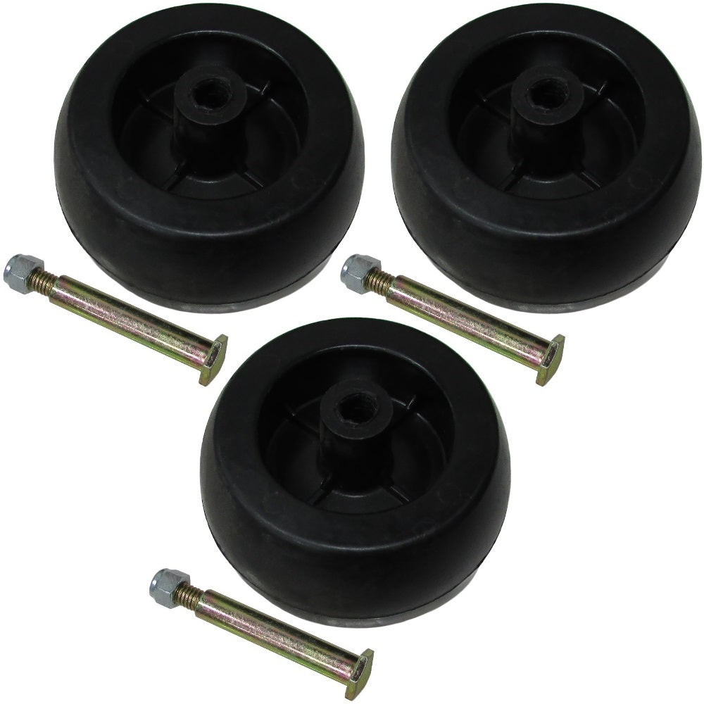 Qty 3: Deck Wheel Kit Fits MTD Replaces 115532