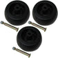 Qty 3: Deck Wheel Kit Fits AYP Replaces 133957