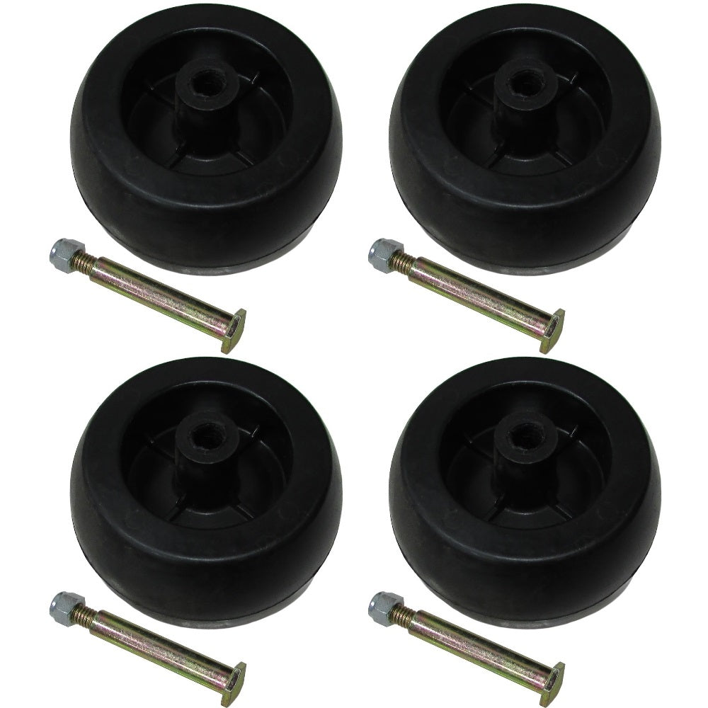 Qty 4: Deck Wheel Kit Fits MTD Replaces 115532
