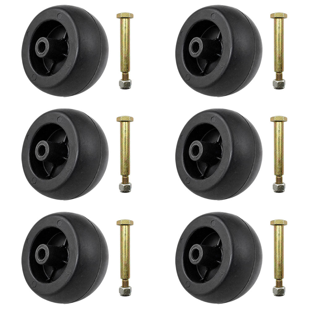 Qty 6: Deck Wheel Kit Fits MTD Replaces 115532