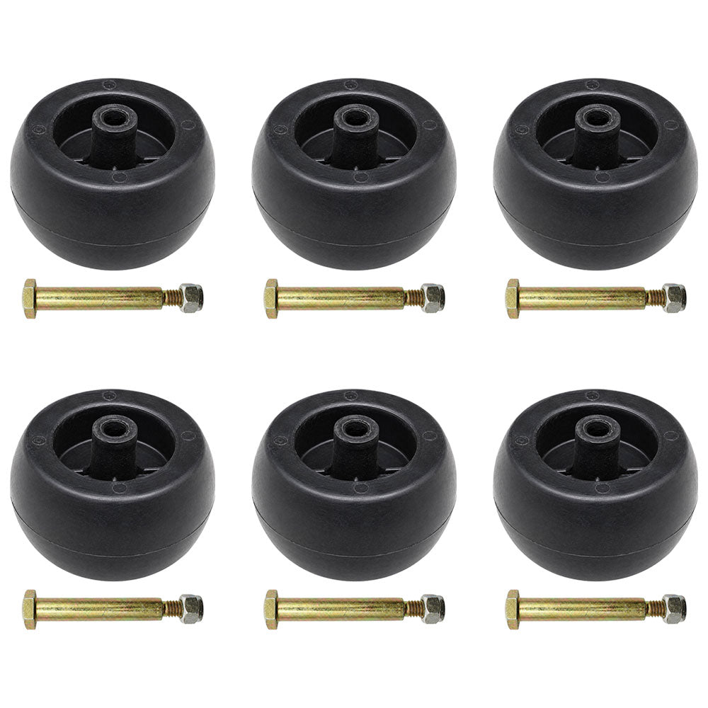 Qty 6: Deck Wheel Kit Fits MTD Replaces 115532