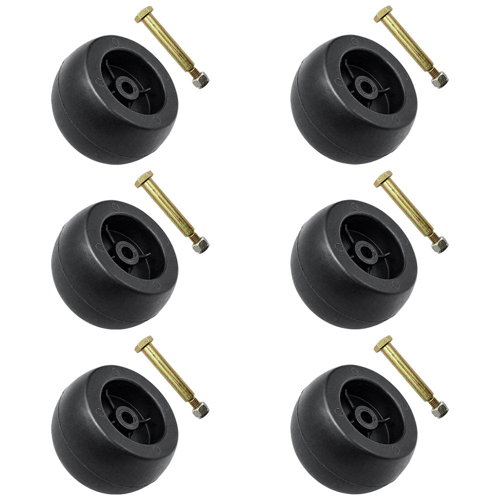 Qty 6: Deck Wheel Kit Fits John Deere Replaces AM116299