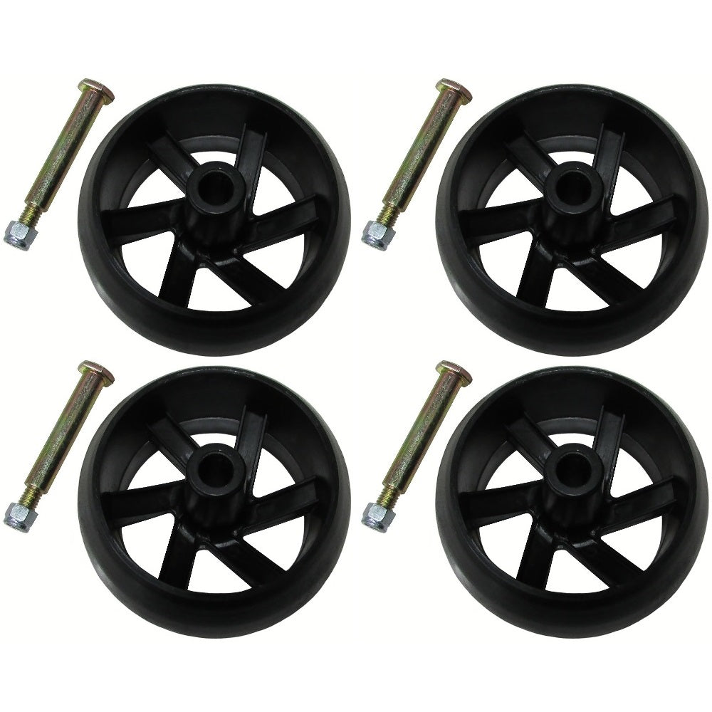 532174873 Pack of (4) 133957 5" Deck Wheels 174873 Fits Husqvarna 193406