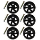 (6) Smooth Deck Wheels Fits Electrolux Fits Husqvarna 532133957 532174873