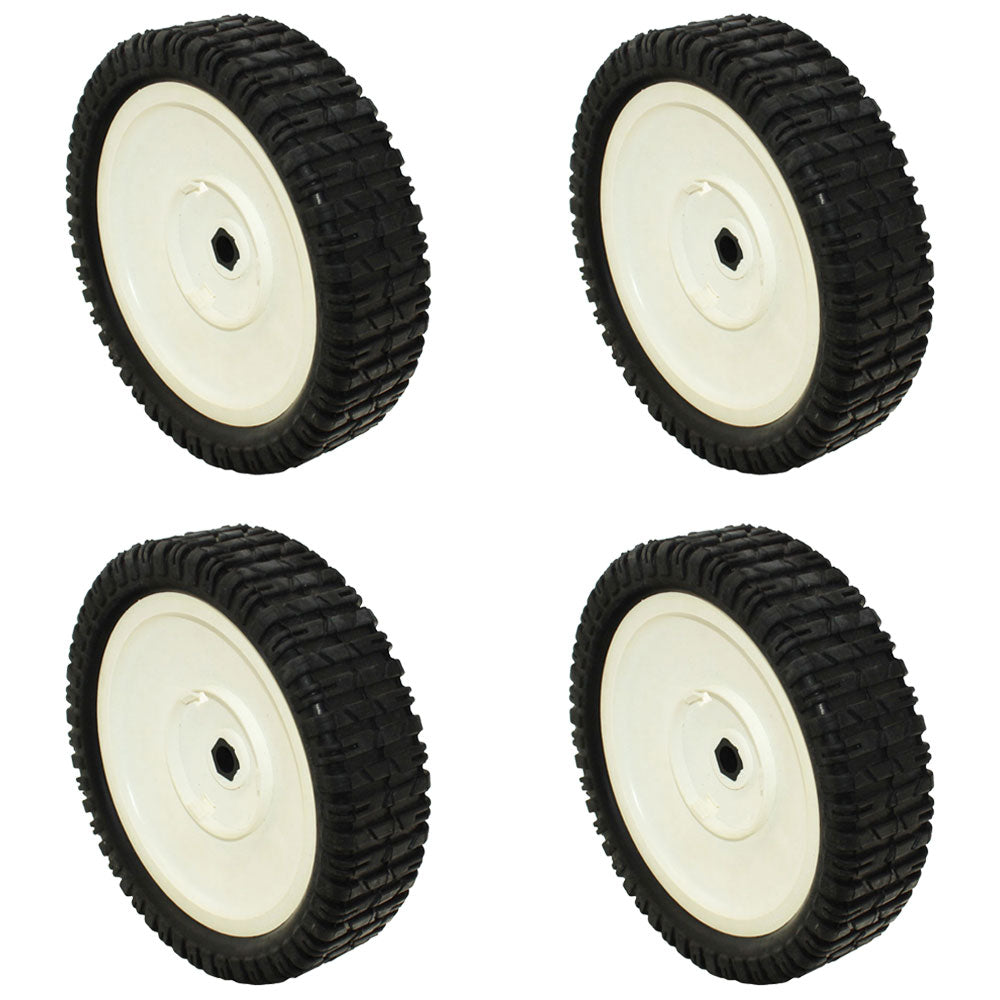 Set of (4) Drive Wheels for AYP/Fits Husqvarna Replaces 150340 180775 193144 958