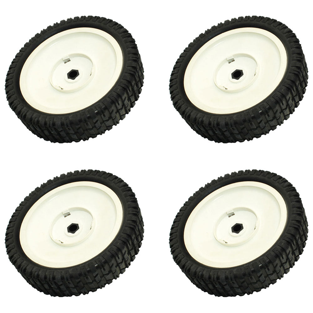 4PK 8x2" Drive Wheels Fits Husqvarna Fits Craftsman Fits Poulan 917 961 PR600