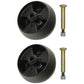 Qty 2: Deck Wheel Kit Fits White Replaces 734-04155