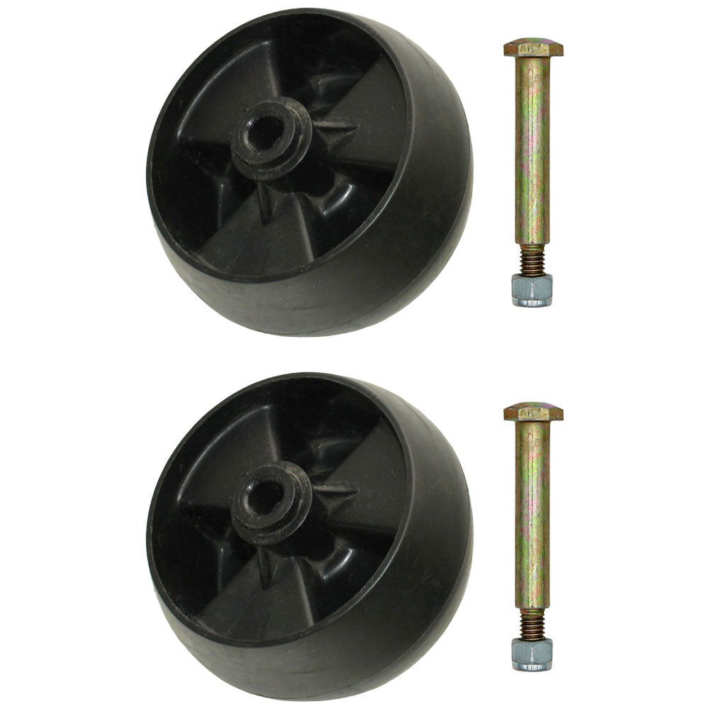 Qty 2: Deck Wheel Kit Fits Troy Bilt Replaces 734-04155