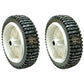 (2) Wheels 180773 532180773 Fits Craftsman Fits Poulan Fits Husqvarna XT500