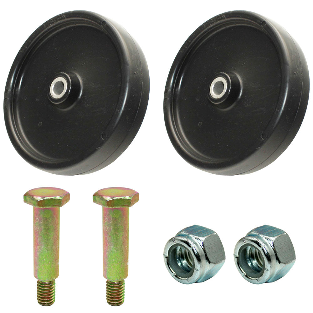Deck Wheels with Hardware Fits Husqvarna Replaces 4898H