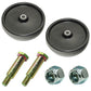 Deck Wheels with Hardware Fits Husqvarna Replaces 4898H