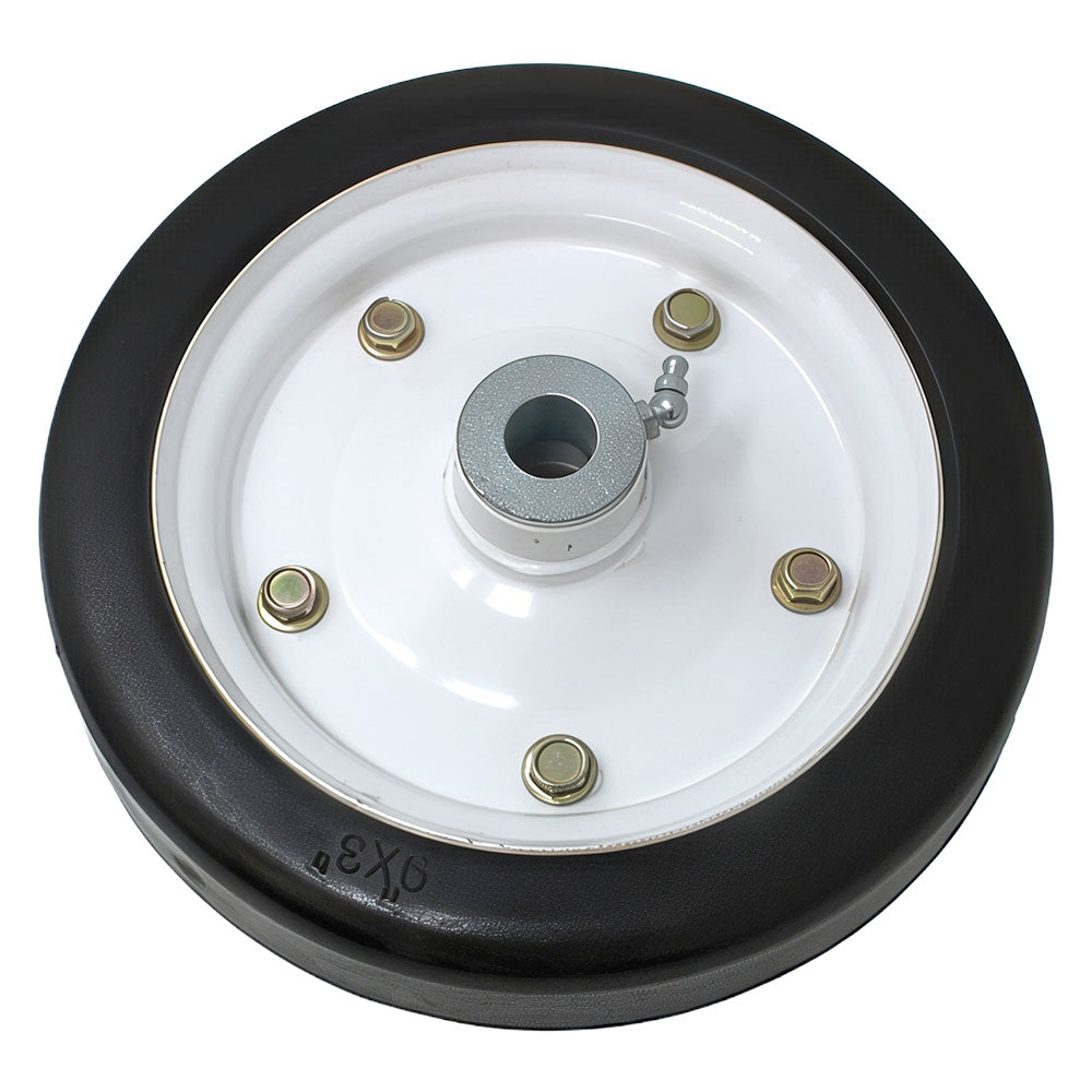 Finishing Mower Wheel 9" / Solid Molded Tire 502020 fit King Kutter/ County Line