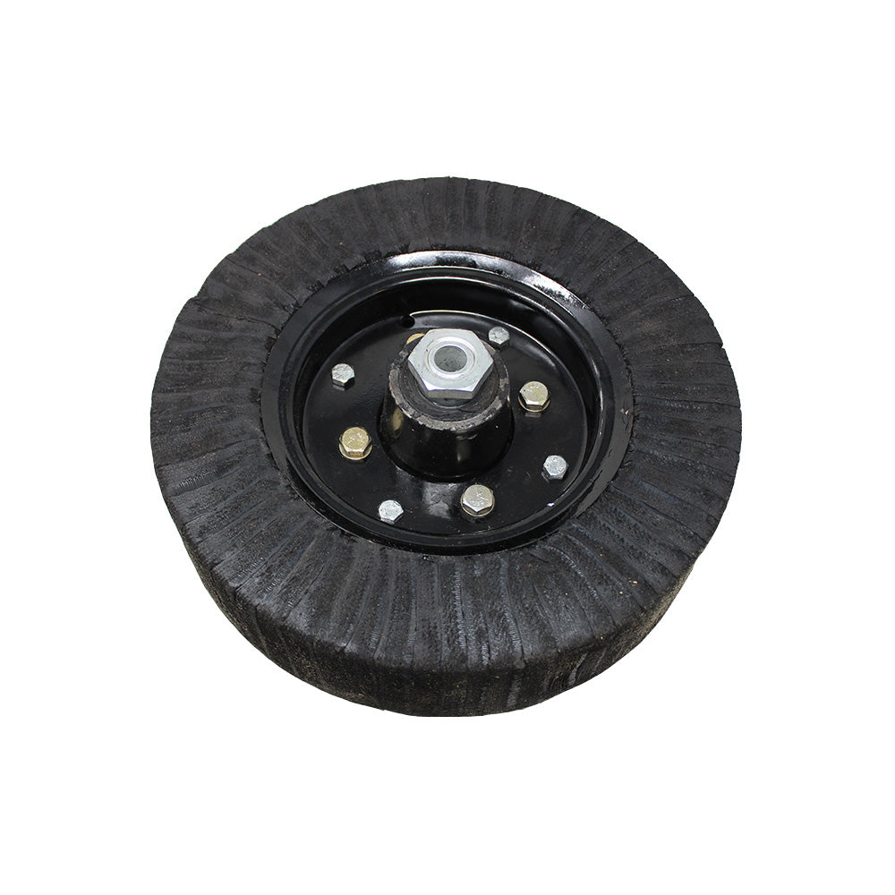 Cutter Tail Wheel AND Hub Assembly Bush Hog 15" Wheel 4 Bolt Hub 3/4" Shaft