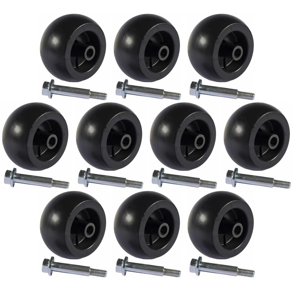 Qty 10: Deck Wheel w/ Bolt
 Fits Bad Boy Replaces 018-0010-00
