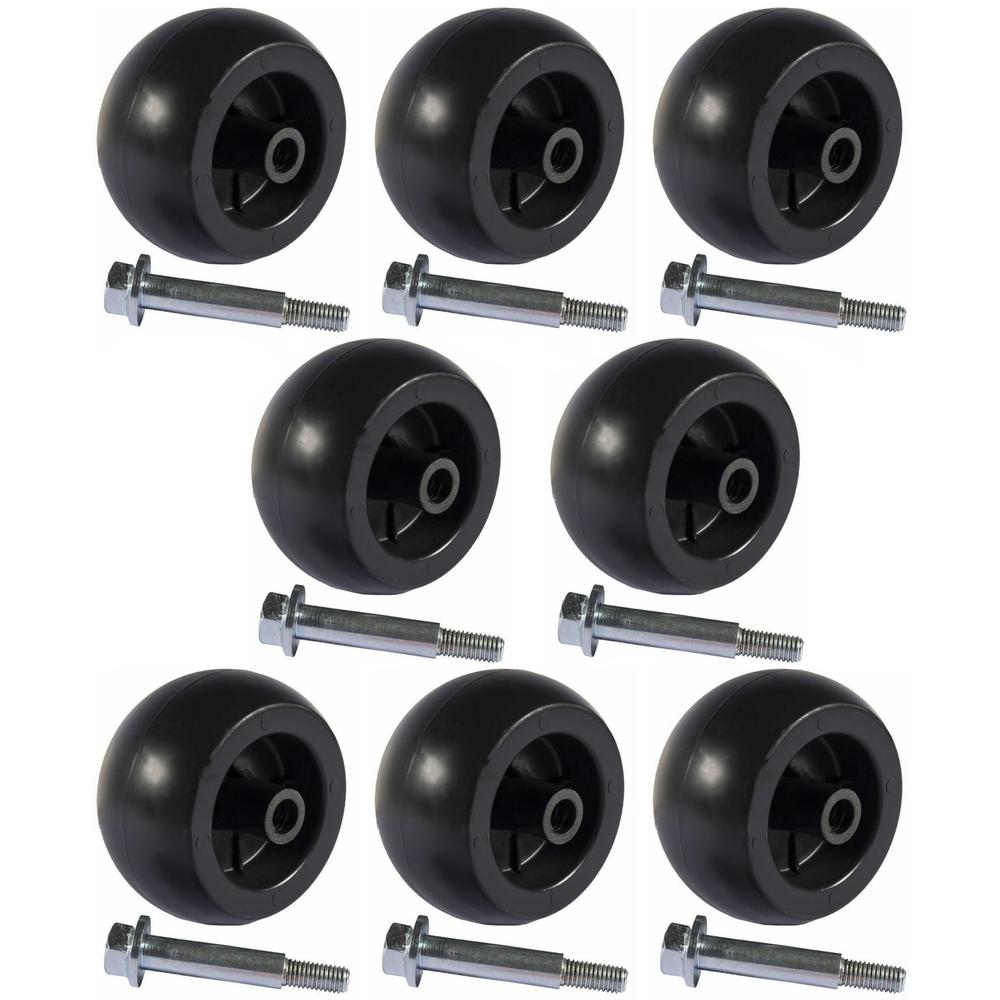 Qty 8: Deck Wheel w/ Bolt
 Fits Bad Boy Replaces 018-0010-00
