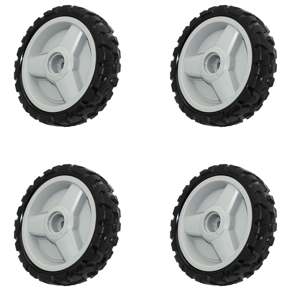 Qty 4: Drive Wheels
 Fits Red Max Replaces 580365301