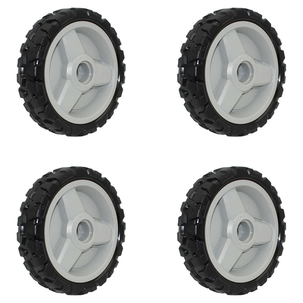 (4) Pack Drive Wheels Fits Husqvarna HU775AWD LC 356AWD HU725AWDH HU725AWDHQ
