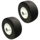 Qty. 2: Caster Wheel Assembly
 Fits Exmark Replaces 109-9124