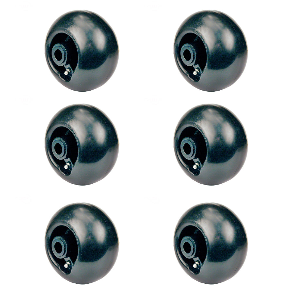 Six (6) Plastic Deck Wheels Fits Kubota ZD321 ZD326 w/ 60" & 72" Decks