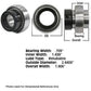 Tractor Spherical Re-Lubri Fits CATable Ball Bearing w  Collar WPS101GRC 455111R