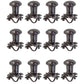 R3275 Box of 12 Bare Aluminum Steering Wheel Spinners