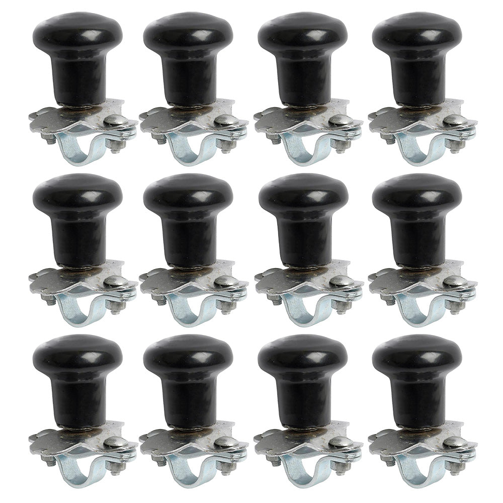 Qty 12: Black Steering Wheel Spinner Fits Universal Products Replaces 5A6BL