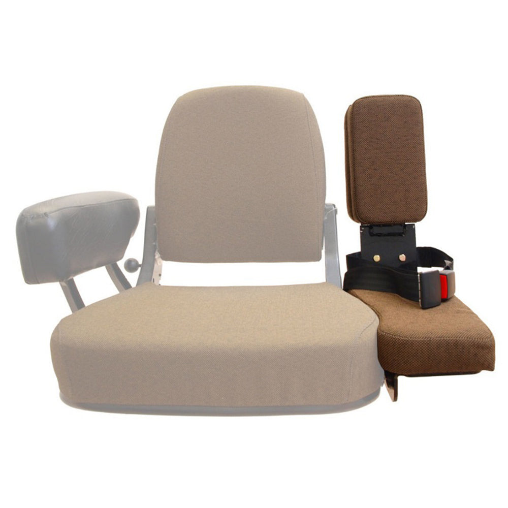 Side Kick Buddy Seat Brown Fabric Fits John Deere 2550 4430 4440 9600 2950 and