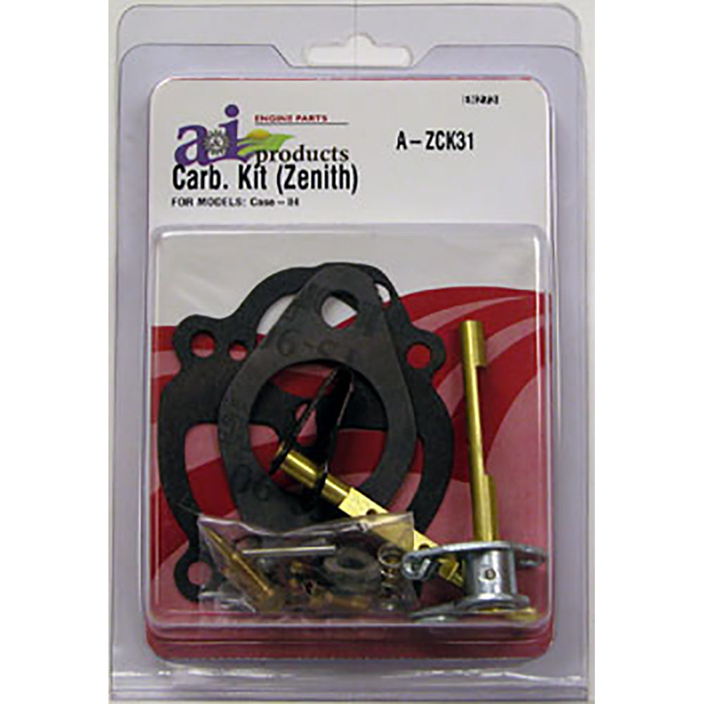 ZCK31 Complete Carburetor Kit Fits Case/International Harvester A B