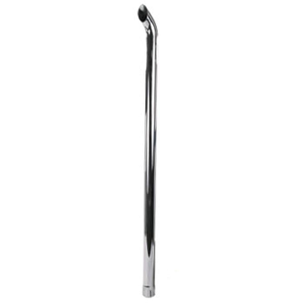 A-ZNL89020C Chrome Curved Exhaust Stack - Fits Universal Products