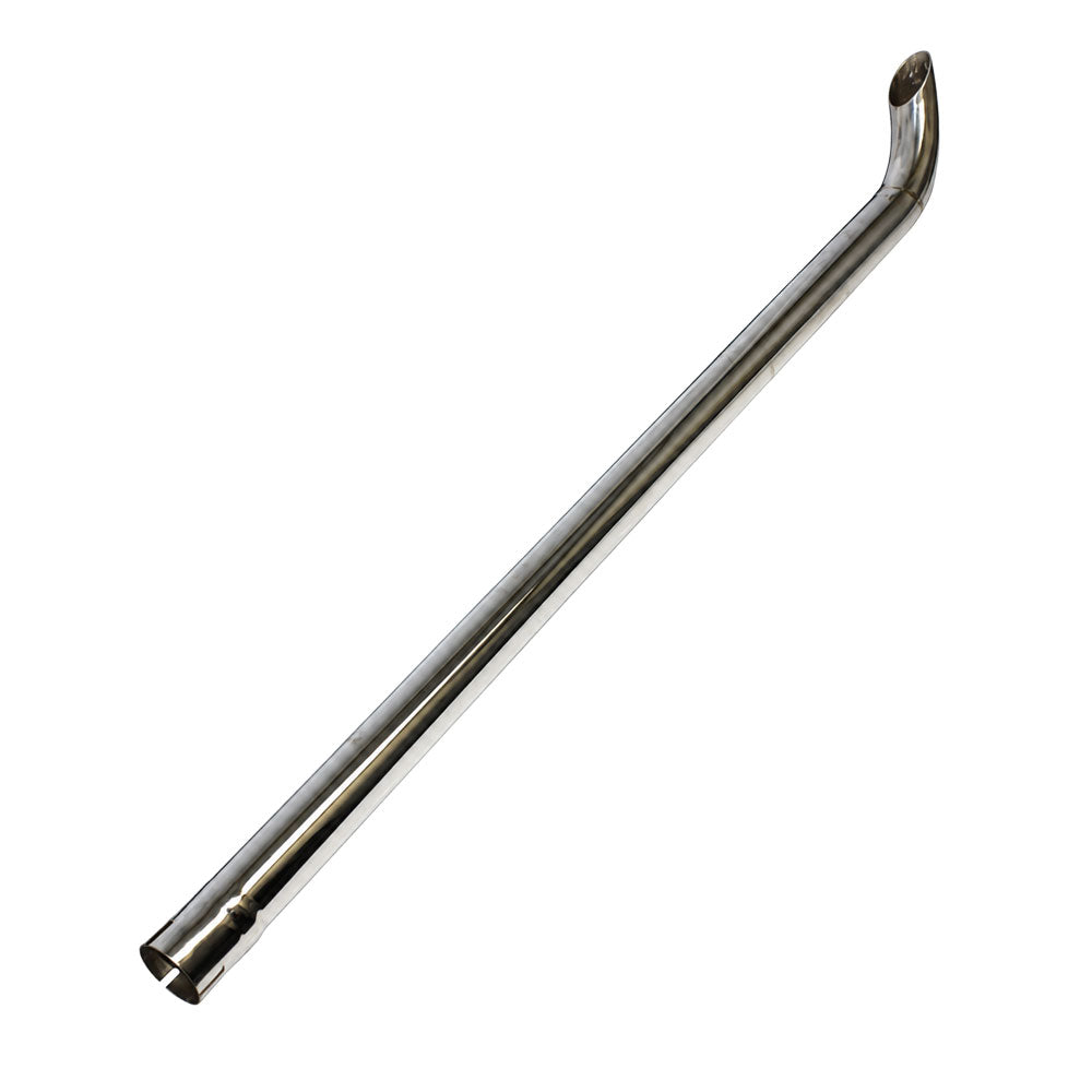 48" Curved Exhaust Stack 2" Fits John Deere Fits Case NH Fits JCB & More
