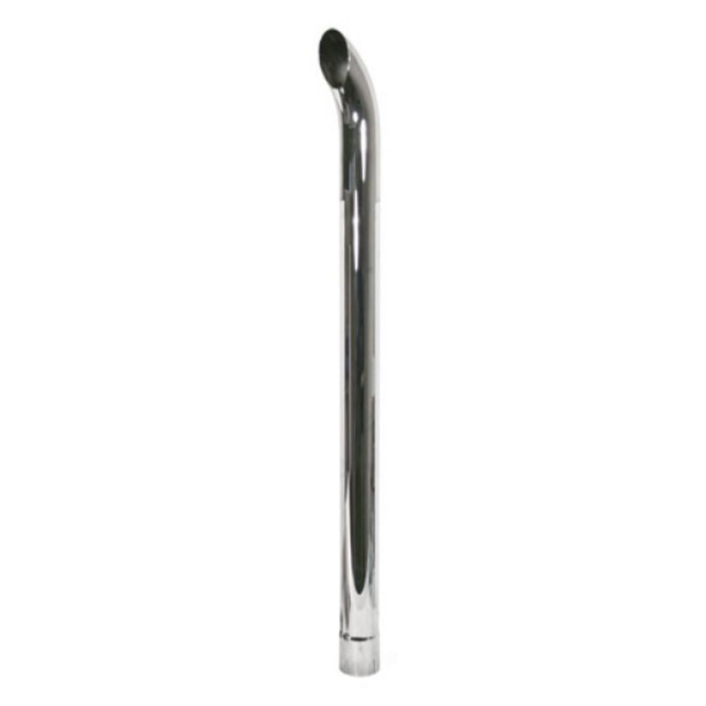 48" Long Chrome Exhaust Stack 3" Slotted  Fits John Deere PM89051C