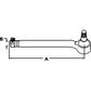 MFWD Tie Rod Assembly - LH Fits Ford 8530 8730 TW35 8830 TW25 8630 83944527